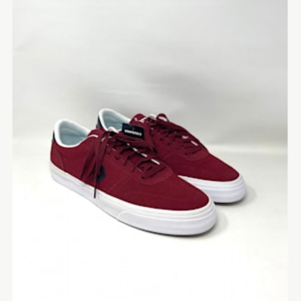 💖MEGA SALE💖Converse Boulevard  Men OX Back Alley Brick White Red  Nubuck 17072 - Picture 9 of 13